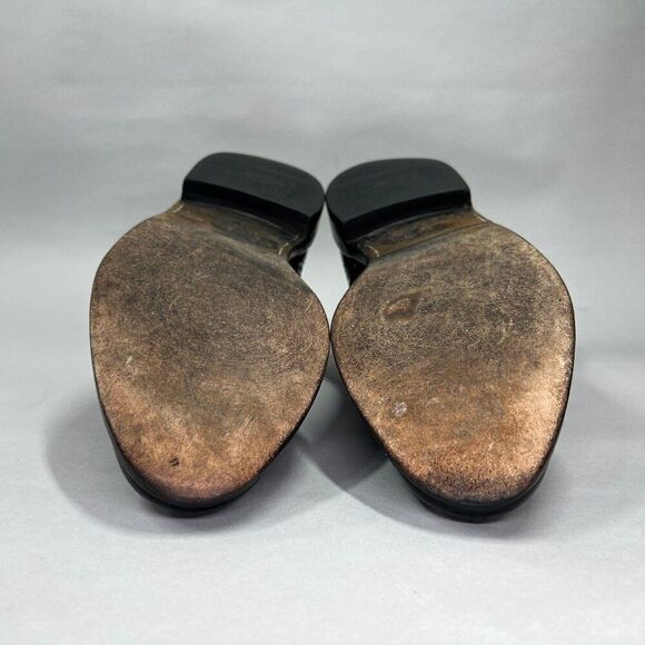 Allen Edmonds Men's Size 11D Chester Black Leather Wing Tip Dress Shoes - Picture 12 of 13